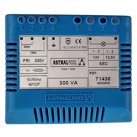 Astralpool transformer 12 v